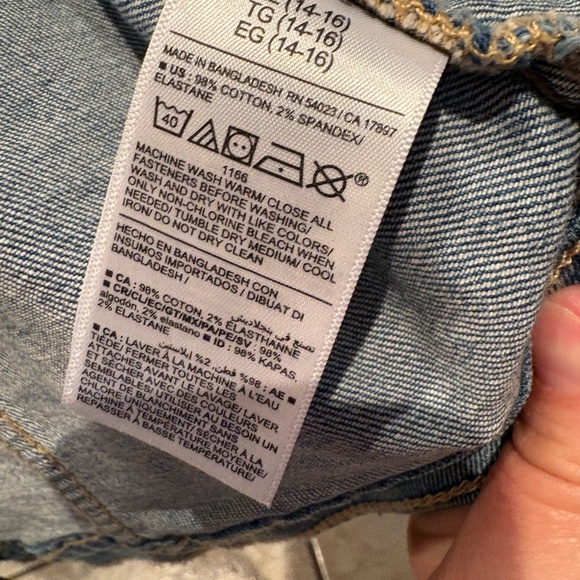 Girls Old Navy Jean Jacket(size 14-16) - Picture 5 of 6